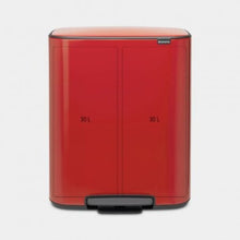 Load image into Gallery viewer, Brabantia Bo Pedal Bin, 2 x 30L Passion Red