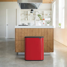 Load image into Gallery viewer, Brabantia Bo Pedal Bin, 2 x 30L Passion Red