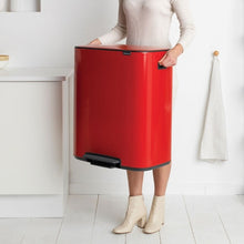Load image into Gallery viewer, Brabantia Bo Pedal Bin, 2 x 30L Passion Red