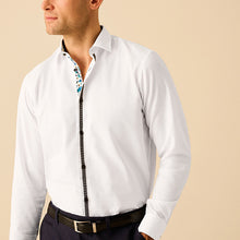 Load image into Gallery viewer, White Trimmed Shirt