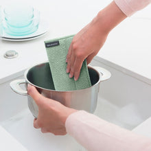 Load image into Gallery viewer, Brabantia SinkSide Microfibre Cleaning Pads Jade Green