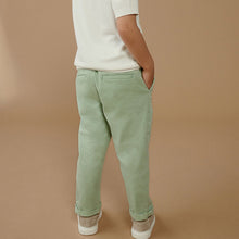 Load image into Gallery viewer, Mint Green Stretch Chinos Trousers (3mths-5-6yrs)