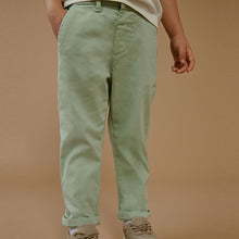 Load image into Gallery viewer, Mint Green Stretch Chinos Trousers (3mths-5-6yrs)