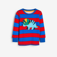 Load image into Gallery viewer, Bright Stripe Dino 3 Pack Snuggle Pyjamas (12mths-6yrs)