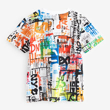 Load image into Gallery viewer, Multi Graffiti All-Over Print Short Sleeve T-Shirt (3-12yrs)