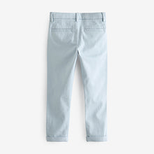 Load image into Gallery viewer, Blue Skinny Fit Stretch Chino Trousers