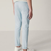 Load image into Gallery viewer, Blue Skinny Fit Stretch Chino Trousers