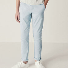 Load image into Gallery viewer, Blue Skinny Fit Stretch Chino Trousers