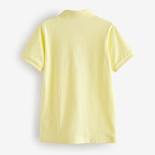 Load image into Gallery viewer, Yellow Pastel Short Sleeve Polo Shirt (3-12yrs)