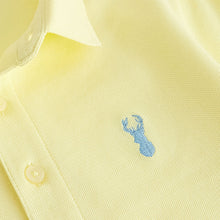 Load image into Gallery viewer, Yellow Pastel Short Sleeve Polo Shirt (3-12yrs)