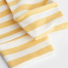 Load image into Gallery viewer, Yellow Baby Zip Sleepsuits 3 Pack