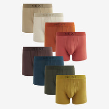 Load image into Gallery viewer, Green/Neutral/Blue 8 pack A-Front Boxers