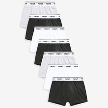 Load image into Gallery viewer, Monochrome Waistband 7 Pack Trunks (2-12yrs)