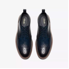 Load image into Gallery viewer, Aldwin Limit Navy Leather