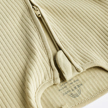 Load image into Gallery viewer, Sage Green 3 Pack Baby 100% Cotton Sleepsuits