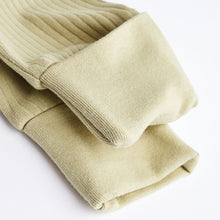 Load image into Gallery viewer, Sage Green 3 Pack Baby 100% Cotton Sleepsuits