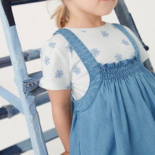 Load image into Gallery viewer, Denim Pinny Skirt Set (3mths-3-4yrs)