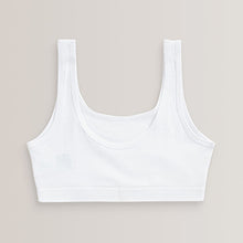 Load image into Gallery viewer, White 3 Pack Crop Tops (5-12yrs)
