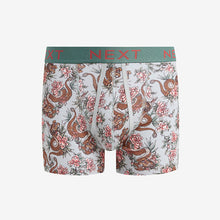 Load image into Gallery viewer, Blue/Purple Animal A-Front Boxers 4 Pack