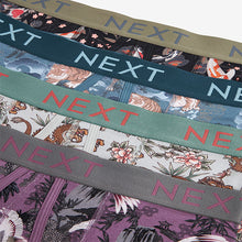 Load image into Gallery viewer, Blue/Purple Animal A-Front Boxers 4 Pack