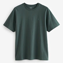 Load image into Gallery viewer, Blue/Light Grey/Brown/Green 100% Cotton T-Shirts 4 Pack