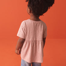 Load image into Gallery viewer, Pink Spot 100% Cotton Short Sleeve Empire T-Shirt (3mths-5-6yrs)