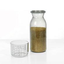 Load image into Gallery viewer, Brabantia Storage Jar with Measuring Cup, Set of 2 Dark Grey