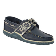 Load image into Gallery viewer, Men's Boat Shoes Grip Sole Leather Blue
