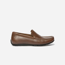 Load image into Gallery viewer, SHESLAY Men's Loafers In Brown Leather