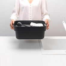Load image into Gallery viewer, Brabantia Washing Up Bowl with Drying Tray Dark Grey