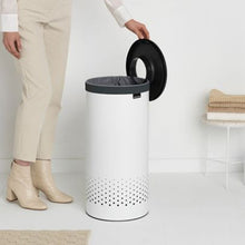Load image into Gallery viewer, Brabantia Laundry Bin, 35L, Plastic Lid White