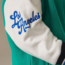 Load image into Gallery viewer, Green Letterman Jacket (3mths-5-6yrs)