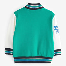 Load image into Gallery viewer, Green Letterman Jacket (3mths-5-6yrs)