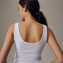 Load image into Gallery viewer, White Thick Strap Vest
