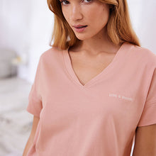 Load image into Gallery viewer, Green/Pink Floral Morris & Co. 100% Cotton Pyjamas