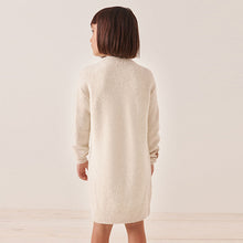 Load image into Gallery viewer, Cream Sequin Jumper Dress (3-12yrs)