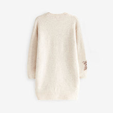 Load image into Gallery viewer, Cream Sequin Jumper Dress (3-12yrs)