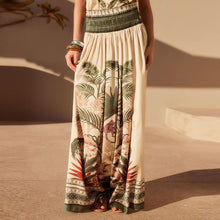 Load image into Gallery viewer, Ecru Satin Maxi Skirt