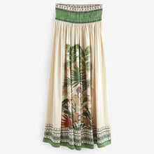 Load image into Gallery viewer, Ecru Satin Maxi Skirt