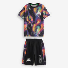 Load image into Gallery viewer, Black/White XBOX 2 Pack 100% Cotton Short Pyjamas