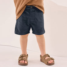 Load image into Gallery viewer, Navy Chinos Shorts