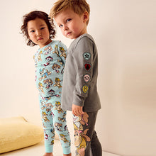 Load image into Gallery viewer, Blue/Grey Paw Patrol 2 Pack Snuggle Pyjamas (12mths-5yrs)