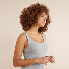 Load image into Gallery viewer, Grey Marl Thick Strap Vest