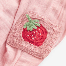 Load image into Gallery viewer, Pink 100% Cotton Crochet Pocket Trousers