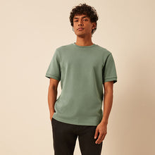 Load image into Gallery viewer, Green Textured T-Shirt