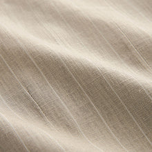 Load image into Gallery viewer, Mink Brown Striped Linen Waistcoat