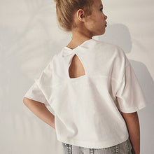 Load image into Gallery viewer, White Summer Beach Graphic T-Shirt