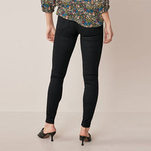 Load image into Gallery viewer, Black Super Stretch Soft Sculpt Pull-On Denim Leggings