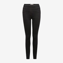 Load image into Gallery viewer, Black Super Stretch Soft Sculpt Pull-On Denim Leggings