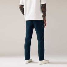 Load image into Gallery viewer, Dark Blue Stretch Chinos Trousers Slim Fit